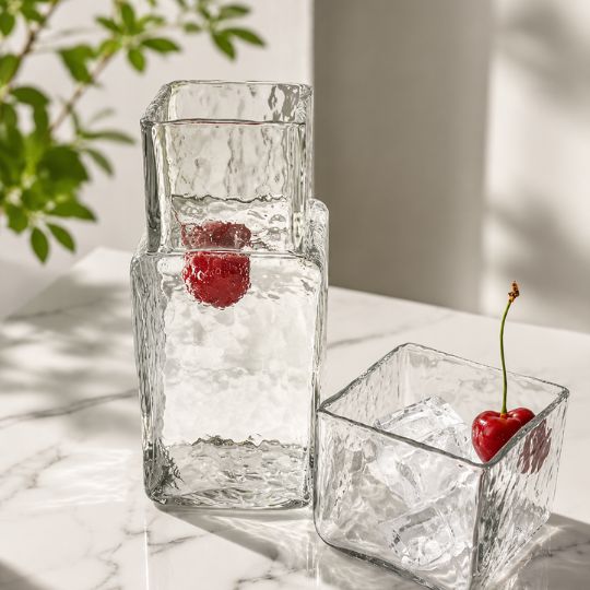 Crystal Square Glass Carafe