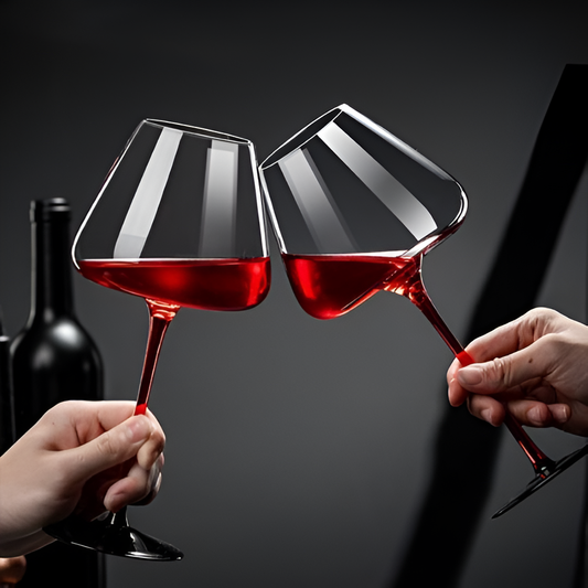 Elegance Red Stem Glass