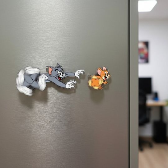 Tom & Jerry Fridge Magnet