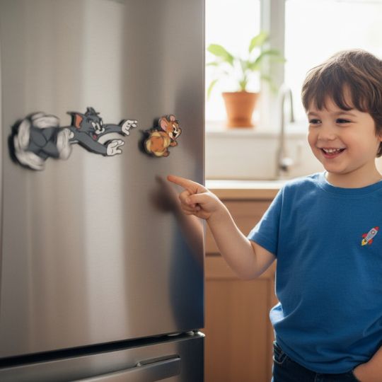 Tom & Jerry Fridge Magnet