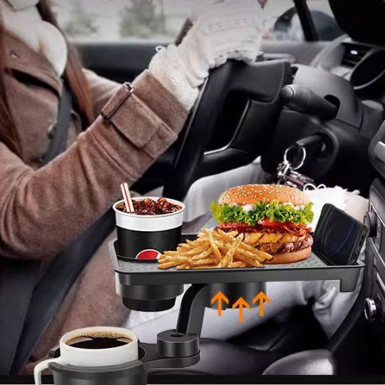 Car Cup Holder Food Tray