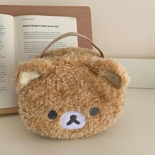 Bear Plush Makeup Bag