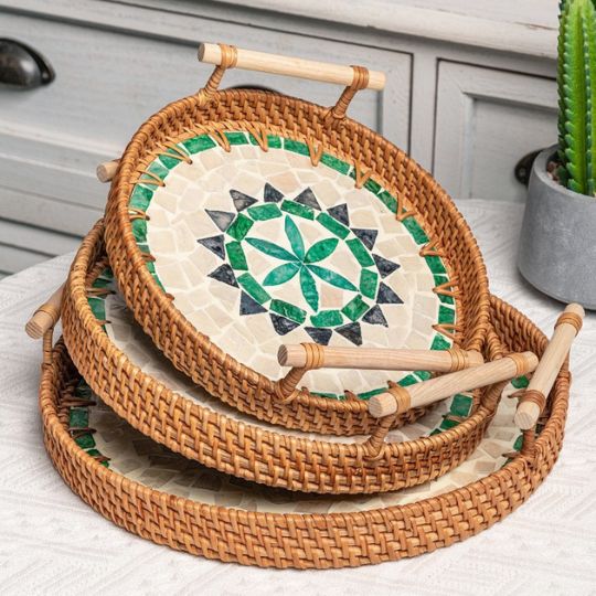 Woven Serving Tray
