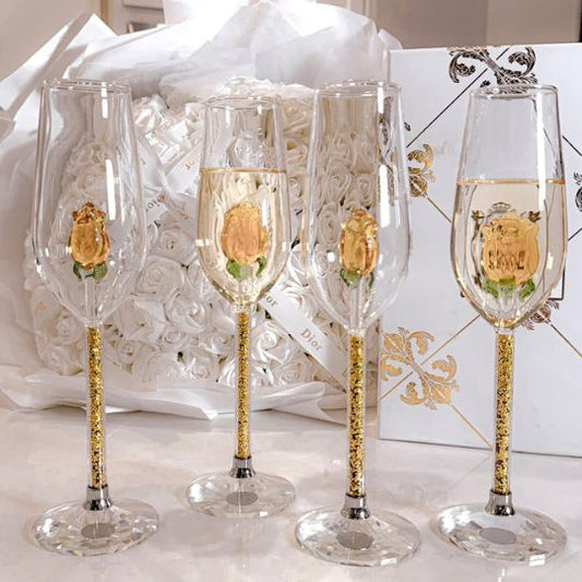 Golden Rose Glass