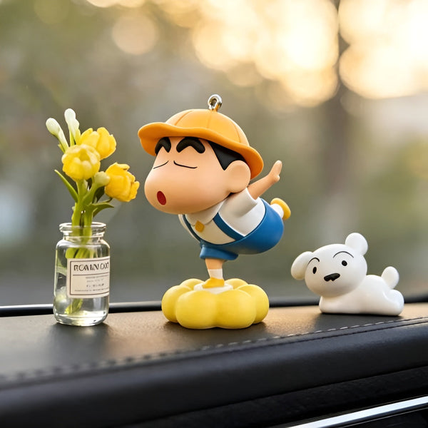 Rotating Shinchan Car Ornament