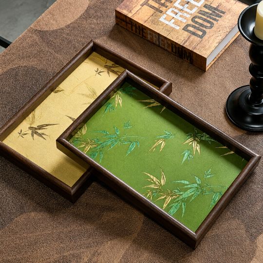 Multi-Purpose Wooden Organizer Tray