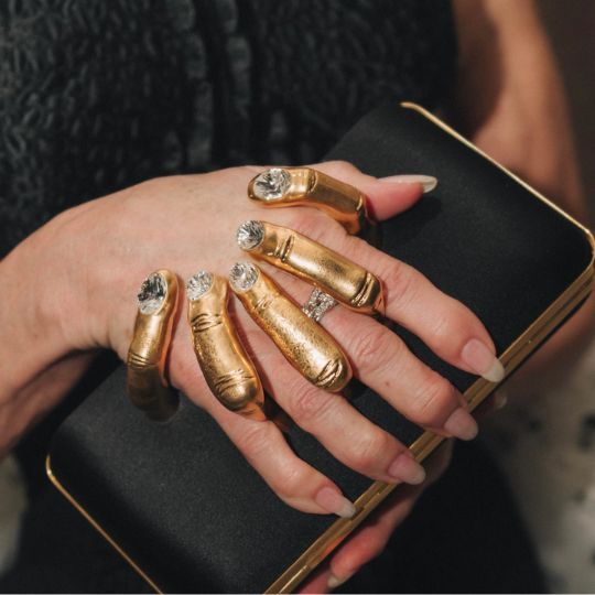Golden Claw Clutch