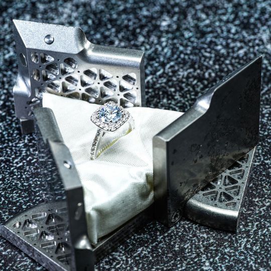 Kinetic Cube Ring Box