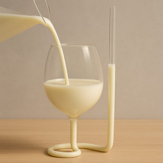 Spiral Straw Glass