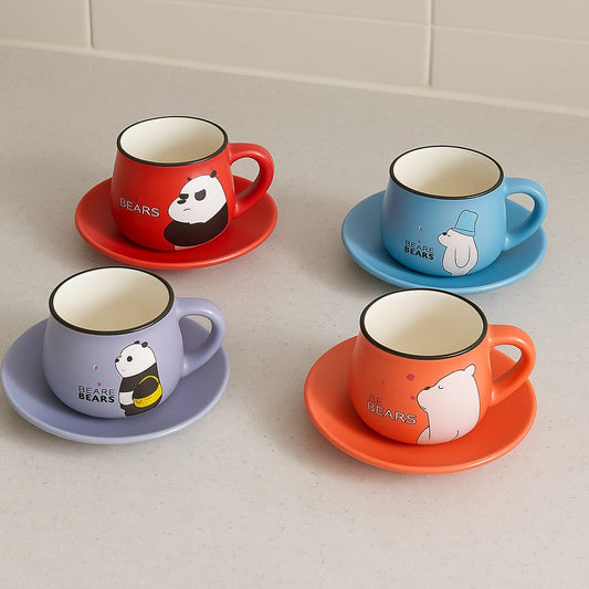 Teddy Bear Cup Set