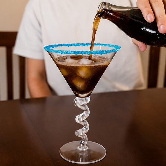 Elegant Spiral Glass