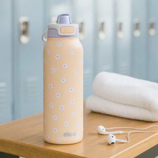 Floral Flip-Top Bottle