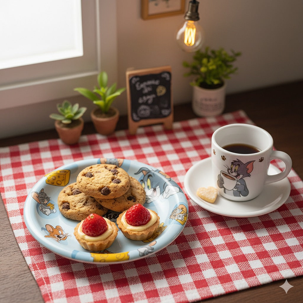 Tom & Jerry Snack Plate