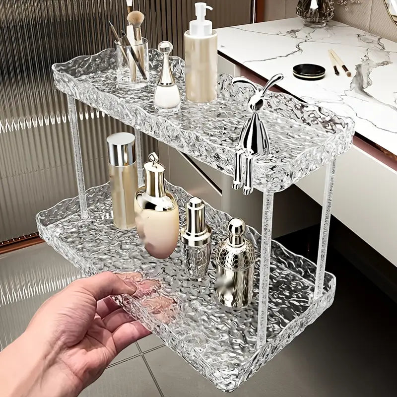 2-Tier Acrylic Storage Rack