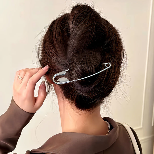 Oversized Safety Pin Hair Clip