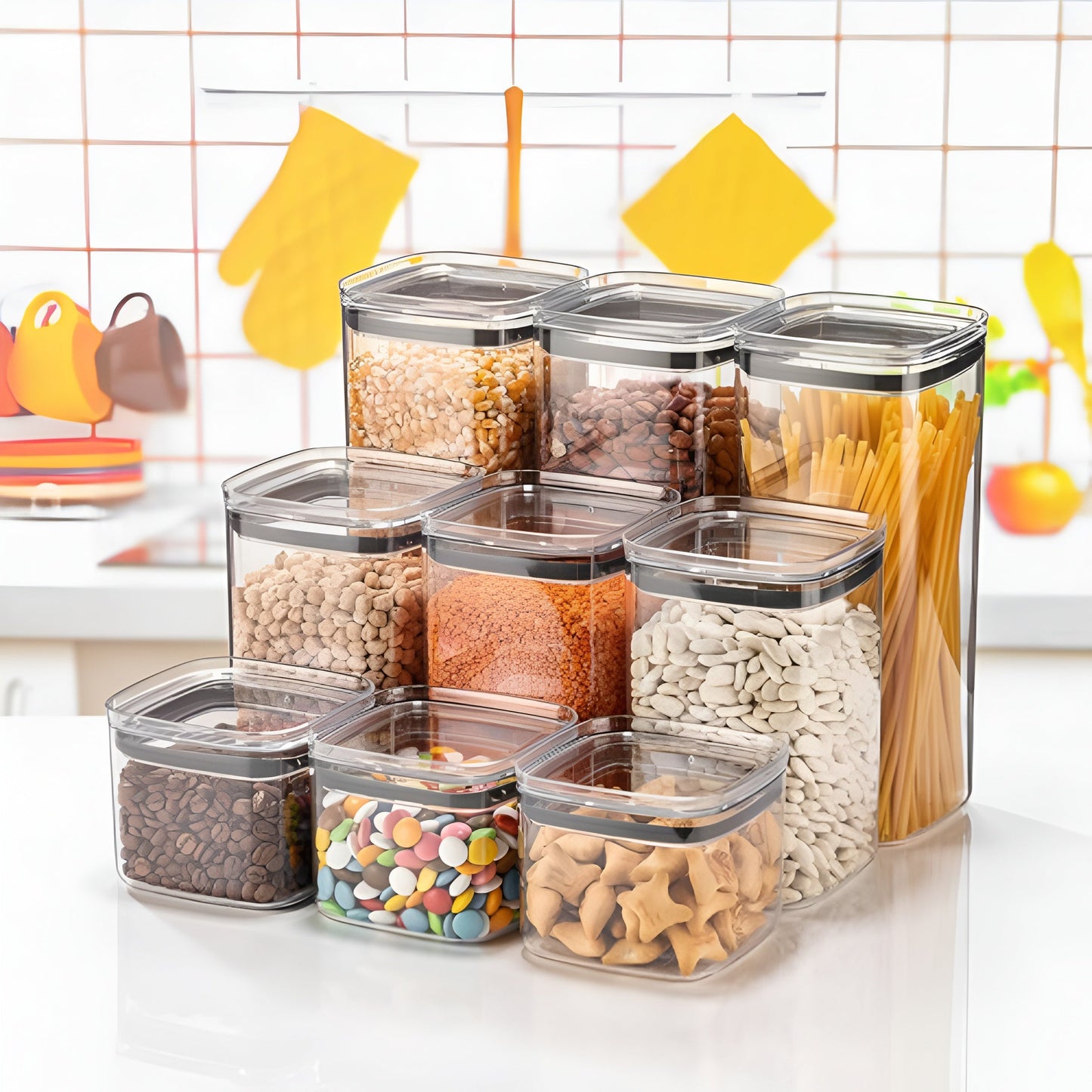 Transparent Food Storage Boxes