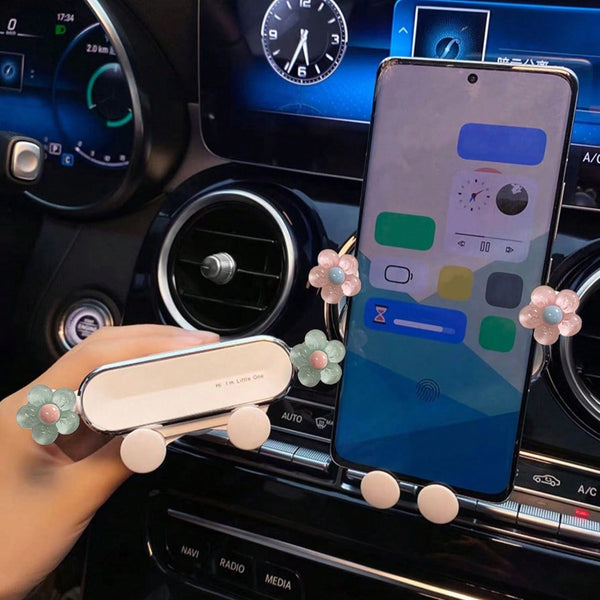 Floral Car Phone Holder