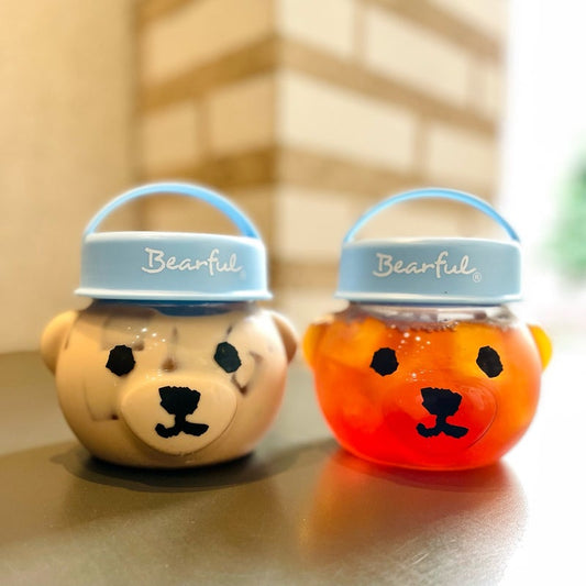 Bear-Shaped Drink Jars