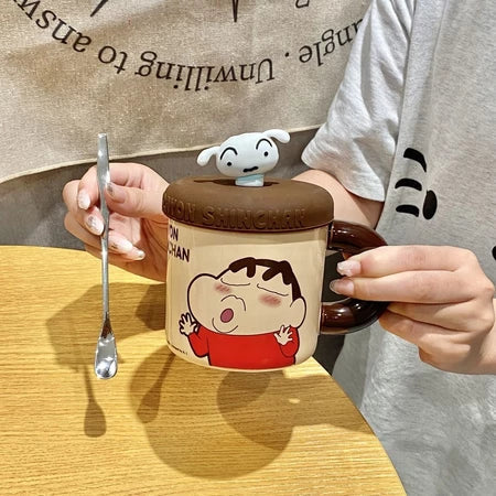 Shinchan Mug With Shiro Lid