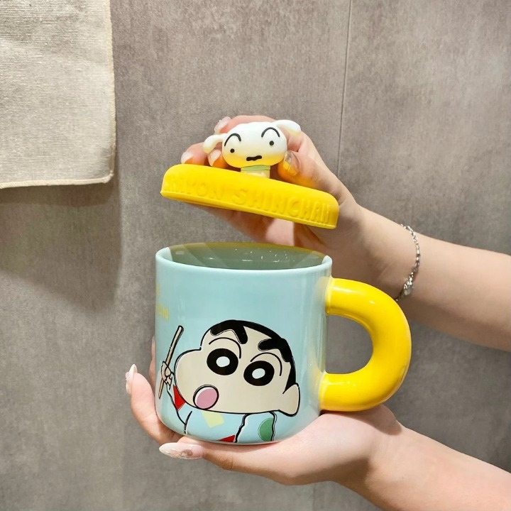 Shinchan Mug With Shiro Lid
