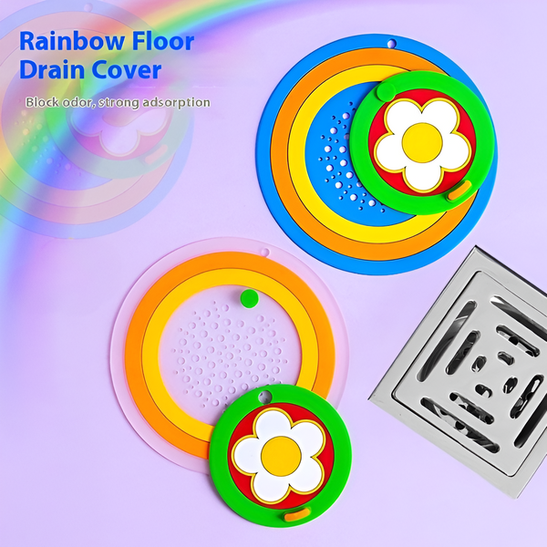 Silicone Rainbow Drain Cover