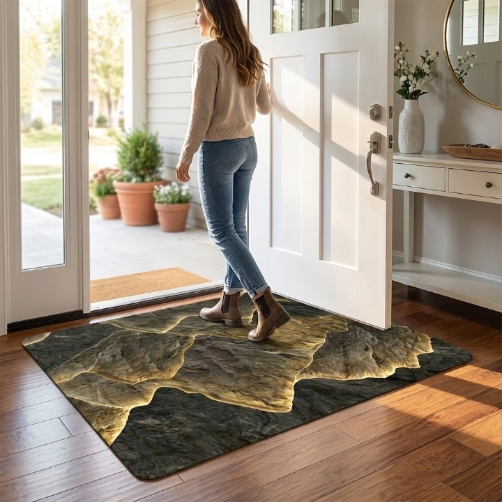 3D Mountain Doormat
