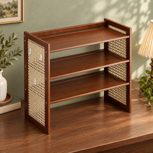 Vintage Rustic Tabletop Organizer — hero