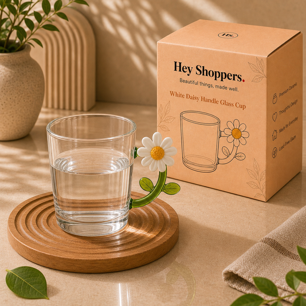 Daisy Handle Glass Cup