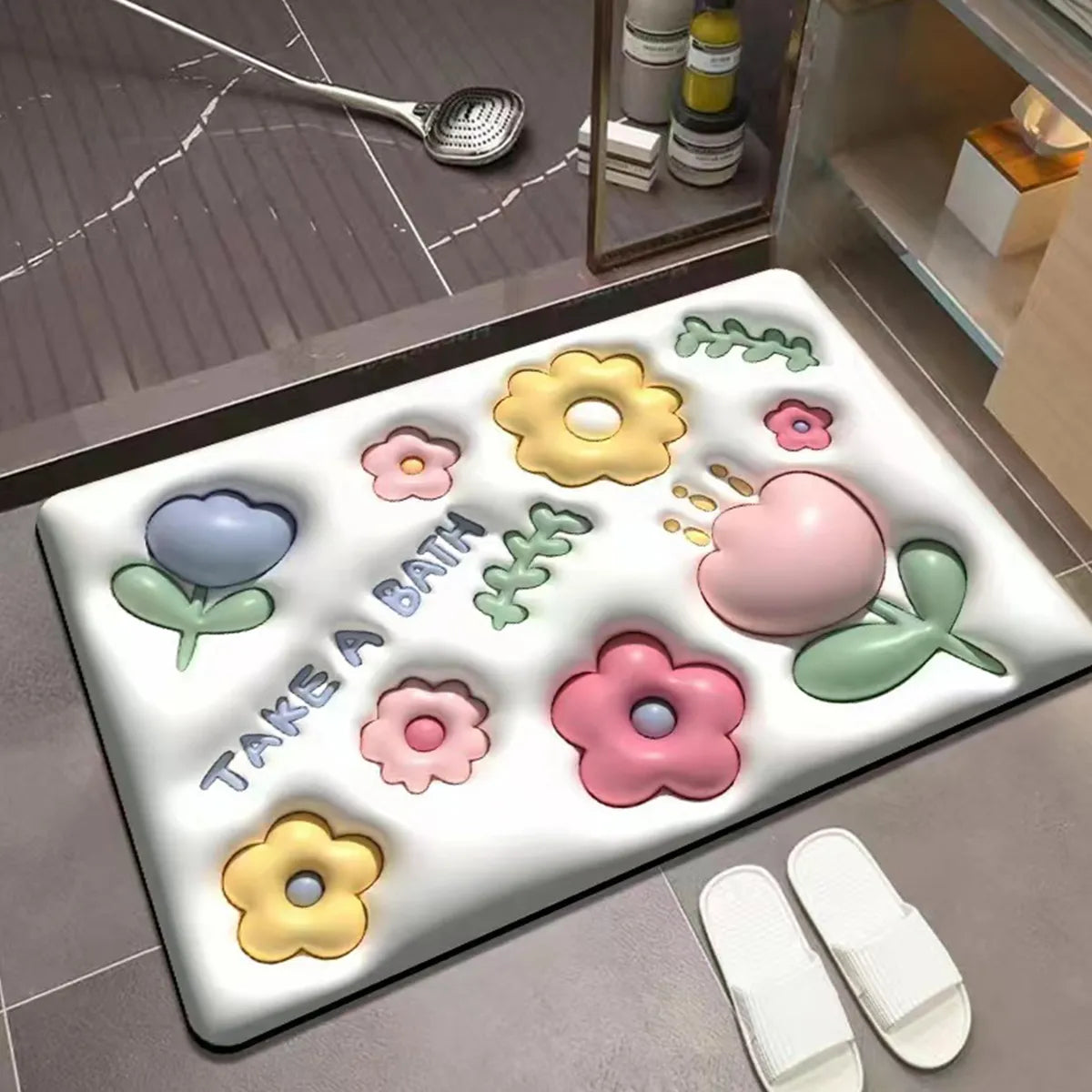 Mat Visual Image 3D Visual Bathtub Mat(Multi Design) – Hey Shoppers
