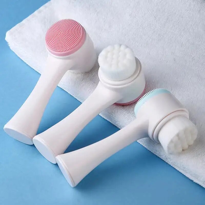 Double Sided Facial Cleaning Brush