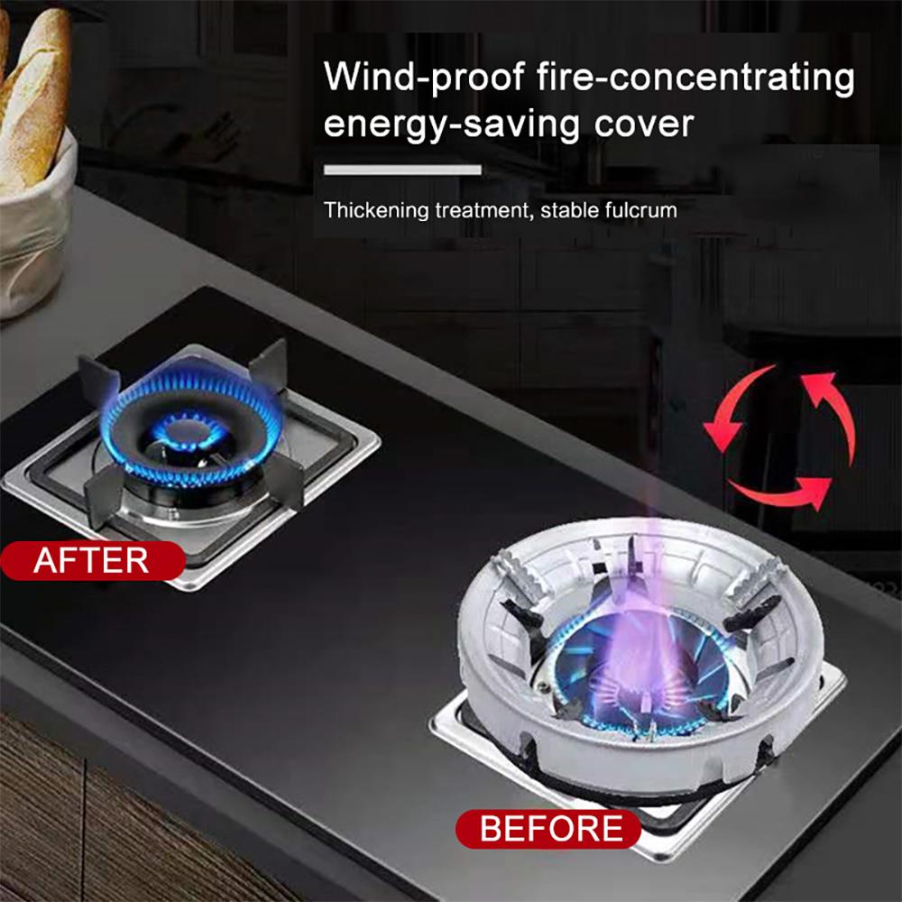 Gas Stove Energy Saving Device (Silver Colour)